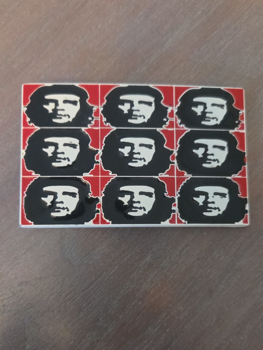 Che Guevara pop art belt buckle.